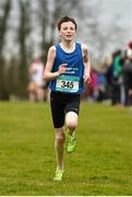7 March 2015; Finn Looney, St Annes Killaloe, during the Minor Boy's race at the GloHealth All Ireland Schools Cross Country Championships. Clongowes Wood College, Co. Kildare. Picture credit: Ramsey Cardy / SPORTSFILE