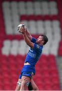 7 March 2015; Kane Douglas, Leinster. Guinness PRO12, Round 17, Scarlets v Leinster. Parc Y Scarlets, Llanelli, Wales. Picture credit: Stephen McCarthy / SPORTSFILE