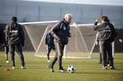 13 February 2008; Giovanni Trapattoni pictured during training at the Red Bull Salzburg training grounds. Red Bull Salzburg Training Grounds, Salzburg, Austria. Picture credit: David Maher / SPORTSFILE