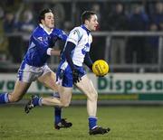 16 February 2008; Vincent Corey, Monaghan, in action against John McCutcheon, Cavan. Allianz National Football League, Division 2, Round 2, Cavan v Monaghan, Kingspan Breffni Park, Cavan. Picture credit; Oliver McVeigh / SPORTSFILE