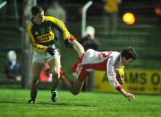 16 February 2008; Justin McMahon, Tyrone, in action against Kieran O'Leary, Kerry. Allianz National Football League, Division 1, Round 2, Kerry v Tyrone, Austin Stack Park, Tralee, Co. Kerry. Picture credit; Brendan Moran / SPORTSFILE