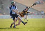 17 February 2008; Patrick Bergin, Dublin, in action against Martin Comerford, Kilkenny. Allianz National Hurling League, Division 1A, Round 2, Kilkenny v Dublin, Nowlan Park, Kilkenny. Picture credit; Matt Browne / SPORTSFILE