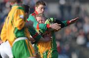17 February 2008; Brian Roper, Donegal, in action against Chris Barrett, Mayo. Allianz National Football League, Division 1, Round 2, Mayo v Donegal, McHale Park, Castlebar, Co. Mayo. Picture credit; David Maher / SPORTSFILE