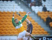 17 February 2008; Kevin Grogan, Offaly, in action against Kerril Wade, Galway. Allianz National Hurling League, Division 1B, Round 2, Offaly v Galway, O'Connor Park, Tullamore, Co. Offaly. Picture credit; Pat Murphy / SPORTSFILE *** Local Caption ***