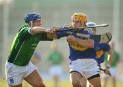 17 February 2008; James Woodlock, Tipperary, in action against Stephen Lucey, Limerick. Allianz National Hurling League, Division 1B, Round 2, Tipperary v Limerick, Semple Stadium, Thurles, Co. Tipperary. Picture credit; Brendan Moran / SPORTSFILE