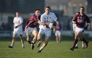 17 February 2008; Gary White, Kildare, in action against Alan Burke, Galway. Allianz National Football League, Division 1, Round 2, Kildare v Galway, St Conleth's Park, Newbridge, Co. Kildare. Picture credit; Caroline Quinn / SPORTSFILE