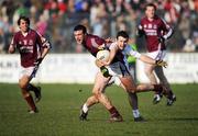 17 February 2008; Joe Bergin, Galway, in action against Ken Donnelly, Kildare. Allianz National Football League, Division 1, Round 2, Kildare v Galway, St Conleth's Park, Newbridge, Co. Kildare. Picture credit; Caroline Quinn / SPORTSFILE