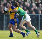 17 February 2008; Enda Kenny, Roscommon, in action against Alan Nestor, Meath. Allianz National Football League, Division 2, Round 2, Roscommon v Meath, St. Brigid's, Kiltoom, Co. Roscommon. Picture credit; Brian Lawless / SPORTSFILE