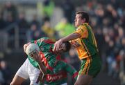 17 February 2008; Tom Parsons, Mayo, in action against Neil Gallagher, Donegal. Allianz National Football League, Division 1, Round 2, Mayo v Donegal, McHale Park, Castlebar, Co. Mayo. Picture credit; David Maher / SPORTSFILE