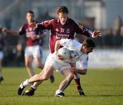 17 February 2008; Anthony Rainbow, Kildare, in action against Mark Gottshce, Galway. Allianz National Football League, Division 1, Round 2, Kildare v Galway, St Conleth's Park, Newbridge, Co. Kildare. Picture credit; Caroline Quinn / SPORTSFILE