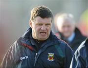 17 February 2008; Mayo manager John O'Mahoney during the game. Allianz National Football League, Division 1, Round 2, Mayo v Donegal, McHale Park, Castlebar, Co. Mayo. Picture credit; David Maher / SPORTSFILE