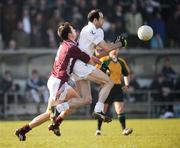 17 February 2008; Dermot Earley, Kildare, in action against Finian Hanley, Galway. Allianz National Football League, Division 1, Round 2, Kildare v Galway, St Conleth's Park, Newbridge, Co. Kildare. Picture credit; Caroline Quinn / SPORTSFILE