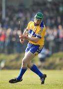 17 February 2008; Mike Flaherty, Clare, shoots over a point from a free. Allianz National Hurling League, Division 1B, Round 2, Clare v Laois, Scarriff GAA Park, Scarriff, Co. Clare. Picture credit; Ray McManus / SPORTSFILE