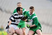 17 February 2008; Philip Lydon, Moycullen, in action against Shane Maxwell, Fingal Ravens. All-Ireland Intermediate Club Football Championship Final, Moycullen, Galway v Fingal Ravens, Dublin, Croke Park, Dublin. Picture credit; Stephen McCarthy / SPORTSFILE