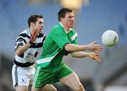 17 February 2008; Brian Faherty, Moycullen, in action against Michael White, Fingal Ravens. All-Ireland Intermediate Club Football Championship Final, Moycullen, Galway v Fingal Ravens, Dublin, Croke Park, Dublin. Picture credit; Stephen McCarthy / SPORTSFILE