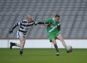17 February 2008; Philip Lydon, Moycullen, in action against Niall Tormey, Fingal Ravens. All-Ireland Intermediate Club Football Championship Final, Moycullen, Galway v Fingal Ravens, Dublin, Croke Park, Dublin. Picture credit; Stephen McCarthy / SPORTSFILE