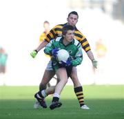 17 February 2008; Ryan Crilly, Rock, in action against Paul Healy, Canovee. All-Ireland Junior Club Football Championship Final, Canovee, Cork v Rock, Tyrone, Croke Park, Dublin. Picture credit; Stephen McCarthy / SPORTSFILE