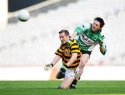 17 February 2008; Denis O'Sullivan, Canovee, in action against Kevin McGeehan, Rock. All-Ireland Junior Club Football Championship Final, Canovee, Cork v Rock, Tyrone, Croke Park, Dublin. Picture credit; Stephen McCarthy / SPORTSFILE *** Local Caption *** Echo