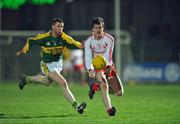 16 February 2008; Raymond Mulgrew, Tyrone, in action against Tomas O Se, Kerry. Allianz National Football League, Division 1, Round 2, Kerry v Tyrone, Austin Stack Park, Tralee, Co. Kerry. Picture credit; Brendan Moran / SPORTSFILE