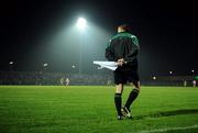 16 February 2008; A linesman walks the line during the game. Allianz National Football League, Division 1, Round 2, Kerry v Tyrone, Austin Stack Park, Tralee, Co. Kerry. Picture credit; Brendan Moran / SPORTSFILE