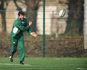 19 February 2008; Shane Horgan in action during squad training. Ireland rugby squad training, Belfield, UCD, Dublin Picture credit; Brendan Moran / SPORTSFILE