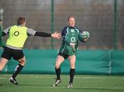 19 February 2008; Paul O'Connell in action during squad training. Ireland rugby squad training, Belfield, UCD, Dublin Picture credit; Brendan Moran / SPORTSFILE