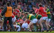 8 March 2015; Players from both Kerry and Cork get involved in a tussle during the first half. Allianz Football League, Division 1, Round 4, Cork v Kerry, Páirc Uí Rinn, Cork. Picture credit: Brendan Moran / SPORTSFILE