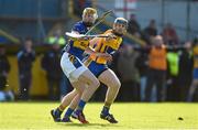 8 March 2015; Shane McGrath, Tipperary, in action against Seadna Morey, Clare. Allianz Hurling League, Division 1A, Round 3, Clare v Tipperary. Cusack Park, Ennis, Co. Clare. Picture credit: Diarmuid Greene / SPORTSFILE