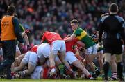 8 March 2015; Players from both Kerry and Cork get involved in a tussle during the first half. Allianz Football League, Division 1, Round 4, Cork v Kerry, Páirc Uí Rinn, Cork. Picture credit: Brendan Moran / SPORTSFILE