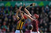 8 March 2015; Cillian Buckley, Kilkenny,  in action against  Jonathan Glynn, Galway. Allianz Hurling League, Division 1A, Round 3, Galway v Kilkenny, Pearse Stadium, Galway. Picture credit: Ray Ryan / SPORTSFILE