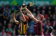 8 March 2015; Cillian Buckley, Kilkenny, in action against  Jonathan Glynn, Galway. Allianz Hurling League, Division 1A, Round 3, Galway v Kilkenny, Pearse Stadium, Galway. Picture credit: Ray Ryan / SPORTSFILE