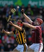 8 March 2015; Cillian Buckley, Kilkenny, in action against  Jonathan Glynn, Galway. Allianz Hurling League, Division 1A, Round 3, Galway v Kilkenny, Pearse Stadium, Galway. Picture credit: Ray Ryan / SPORTSFILE