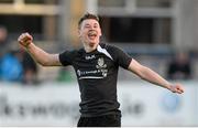 9 March 2015; Alan Tynan, Cistercian College Roscrea, celebrates after the game. Bank of Ireland Leinster Schools Senior Cup, Semi-Final Replay, Cistercian College Roscrea v Newbridge College. Donnybrook Stadium, Donnybrook, Dublin. Picture credit: Piaras Ó Mídheach / SPORTSFILE