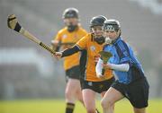 17 February 2008; Elaine Hough, Tralee IT, in action against Anne Kirwan, NUI Maynooth. Purcell Shield Final, Tralee IT v NUI Maynooth, Pearse Stadium, Galway. Photo by Sportsfile
