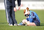 17 February 2008; A dejected Grace McNamara, Tralee IT, at the end of the game. Purcell Shield Final, Tralee IT v NUI Maynooth, Pearse Stadium, Galway. Photo by Sportsfile