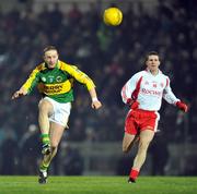 16 February 2008; Tommy Griffin, Kerry, in action against Colin Holmes, Tyrone. Allianz National Football League, Division 1, Round 2, Kerry v Tyrone, Austin Stack Park, Tralee, Co. Kerry. Picture credit; Brendan Moran / SPORTSFILE