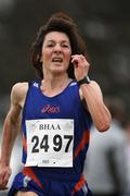 23 February 2008; Mary B Jennings, Teachers A.C, on her way to take second place in the Garda St Raphaels BHAA Cross Country Race. Pheonix Park, Dublin. Picture credit; Tomas Greally / SPORTSFILE