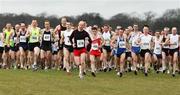 23 February 2008; The start of the Garda St Raphaels BHAA Cross Country Race. Pheonix Park, Dublin. Picture credit; Tomas Greally / SPORTSFILE