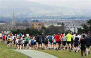 23 February 2008; A general view of competitors during the   Garda St Raphaels BHAA Cross Country Race. Pheonix Park, Dublin. Picture credit; Tomas Greally / SPORTSFILE