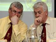 23 February 2008; Vice President Aogan Farrell and past President Michael Greenan during the Ulster Council Convention. Ulster Council Convention, Canal Court Hotel, Newry, Co. Down. Picture credit; Oliver McVeigh / SPORTSFILE