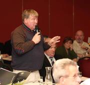 23 February 2008; Monaghan delegate Liam Sterrett  speaking during the Ulster Council Convention. Ulster Council Convention, Canal Court Hotel, Newry, Co. Down. Picture credit; Oliver McVeigh / SPORTSFILE