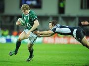 23 February 2008; Ireland's Andrew Trimble is tackled by Scotland's Andy Henderson. RBS Six Nations Rugby Championship, Ireland v Scotland, Croke Park, Dublin. Picture credit; Brendan Moran / SPORTSFILE