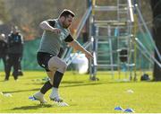 10 March 2015; Ireland's Cian Healy in action during squad training. Carton House, Maynooth, Co. Kildare. Picture credit: Brendan Moran / SPORTSFILE
