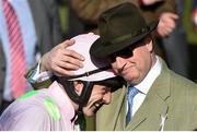 0 March 2015; Ruby Walsh, left, with Rich Ricci after winning the Supreme Novices' Hurdle. Cheltenham Racing Festival 2015, Prestbury Park, Cheltenham, England. Picture credit: Ramsey Cardy / SPORTSFILE