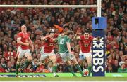 21 March 2009; Ronan O'Gara of Ireland kicks the winning drop goal during the RBS Six Nations Championship match between Wales and Ireland at Millennium Stadium in Cardiff, Wales. Photo by Stephen McCarthy/Sportsfile