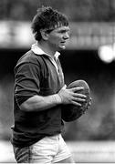 5 March 1983; Ciaran Fitzgerald, Ireland. Five Nations Rugby Championship, Wales v Ireland, Cardiff Arms Park, Cardiff, Wales. Picture credit: Ray McManus / SPORTSFILE