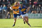 8 March 2015; Conor Kenny, Tipperary, in action against Cian Dillon, Clare. Allianz Hurling League, Division 1A, Round 3, Clare v Tipperary. Cusack Park, Ennis, Co. Clare. Picture credit: Diarmuid Greene / SPORTSFILE