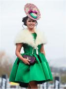 11 March 2015; Racegoer Jennifer Wrynne, from Mohill, Co. Leitrim, at the day's races. Cheltenham Racing Festival 2015, Prestbury Park, Cheltenham, England. Picture credit: Ramsey Cardy / SPORTSFILE