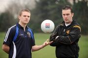 21 February 2008; Mossy Quinn, left, of St Vincent's Dublin, and Oisin McConville of Crossmaglen Rangers, Armagh, pictured ahead of their AIB Club Football Championship semi-final in Navan on Sunday next February 24th. Ashbourne, Co. Meath. Picture credit: Brendan Moran / SPORTSFILE  *** Local Caption ***