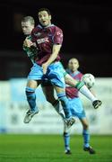 26 February 2008; Eamon Zayed, Drogheda United, in action against Barry Holland, Cliftonville. Setanta Sports Cup Group 1 - Drogheda United v Cliftonville. United Park, Drogheda, Co. Louth. Picture credit; Paul Mohan / SPORTSFILE